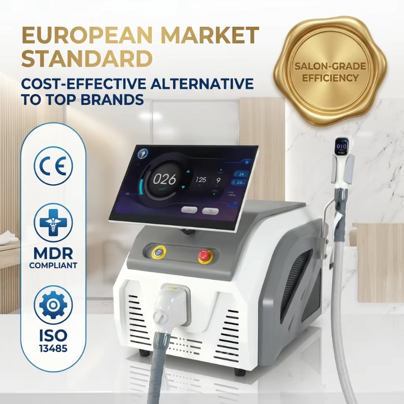 Portable Diode Laser 808Nm Clinic - Máquina de Remoção de Cabelo a