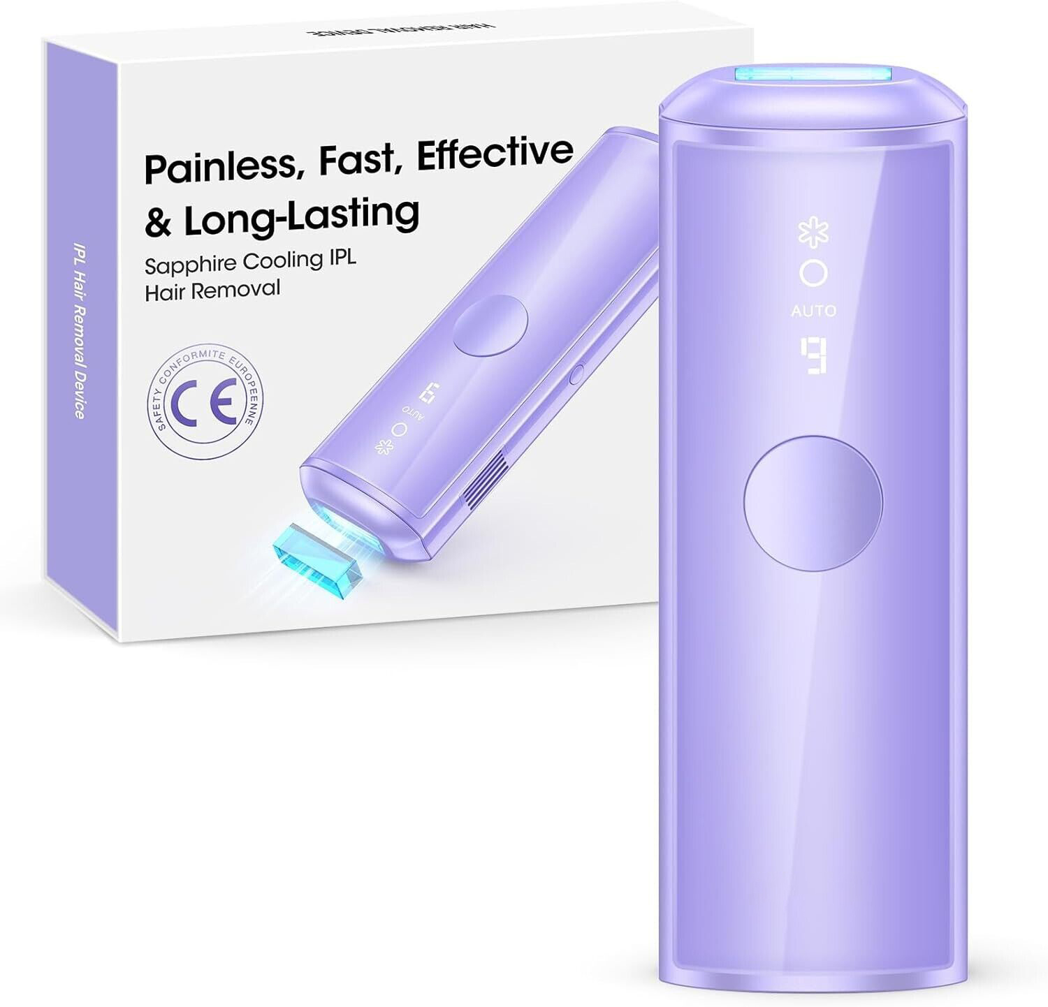 Home Ipl Hair Removal Sapphire Cooling - Sistema de Resfriamento a Gelo para