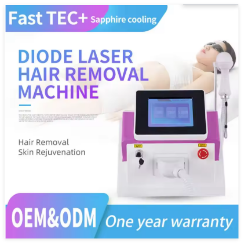 Máquina de remoção de pelos a  - Diode Laser Hair Removal 808Nm 755Nm 1064Nm avaliação e preço