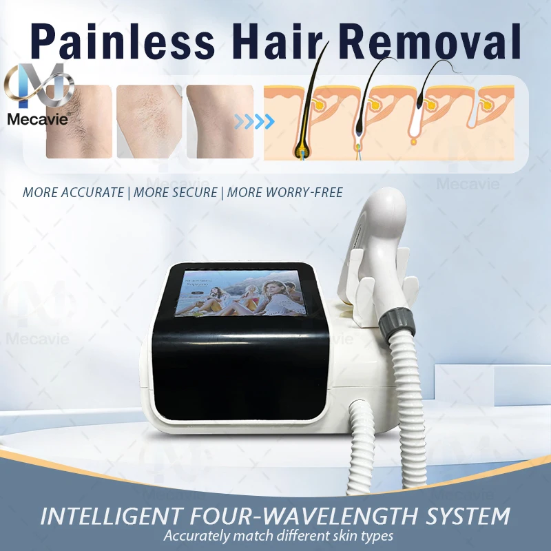 Mini Dispositivo Profissional  - Diode Laser Hair Removal 808Nm 755Nm 1064Nm avaliação e preço
